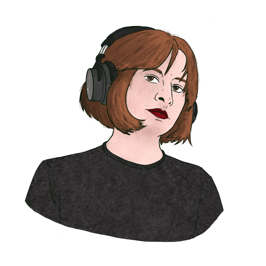 Drawing of me from the bust up, albeit from an old photo