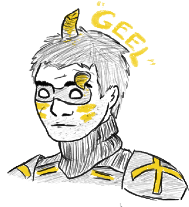 'Geel' (means 'yellow' in Dutch), an ex-vampire hunter